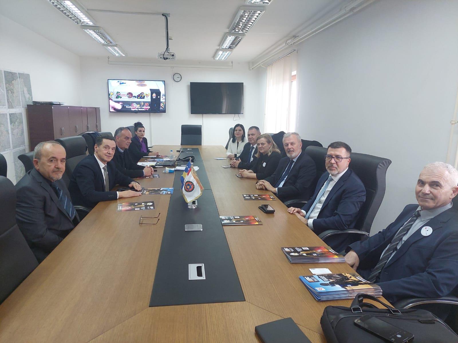Agjencia e Menaxhimit Emergjent MPB priti në takim bashkëpunimi delegacionin Kroat
