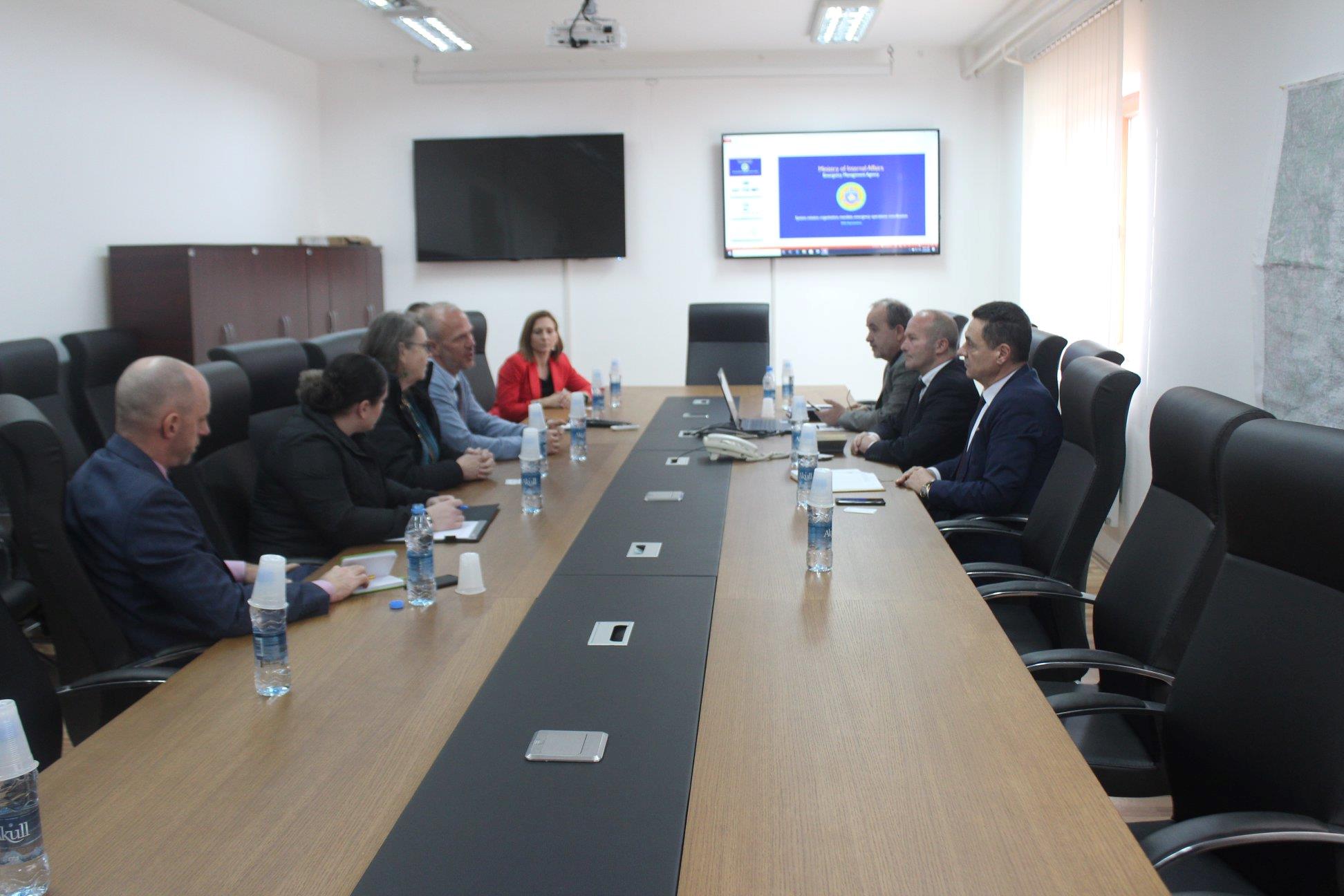 The General Director of AME received in a meeting representatives of the American Embassy in Prishtina