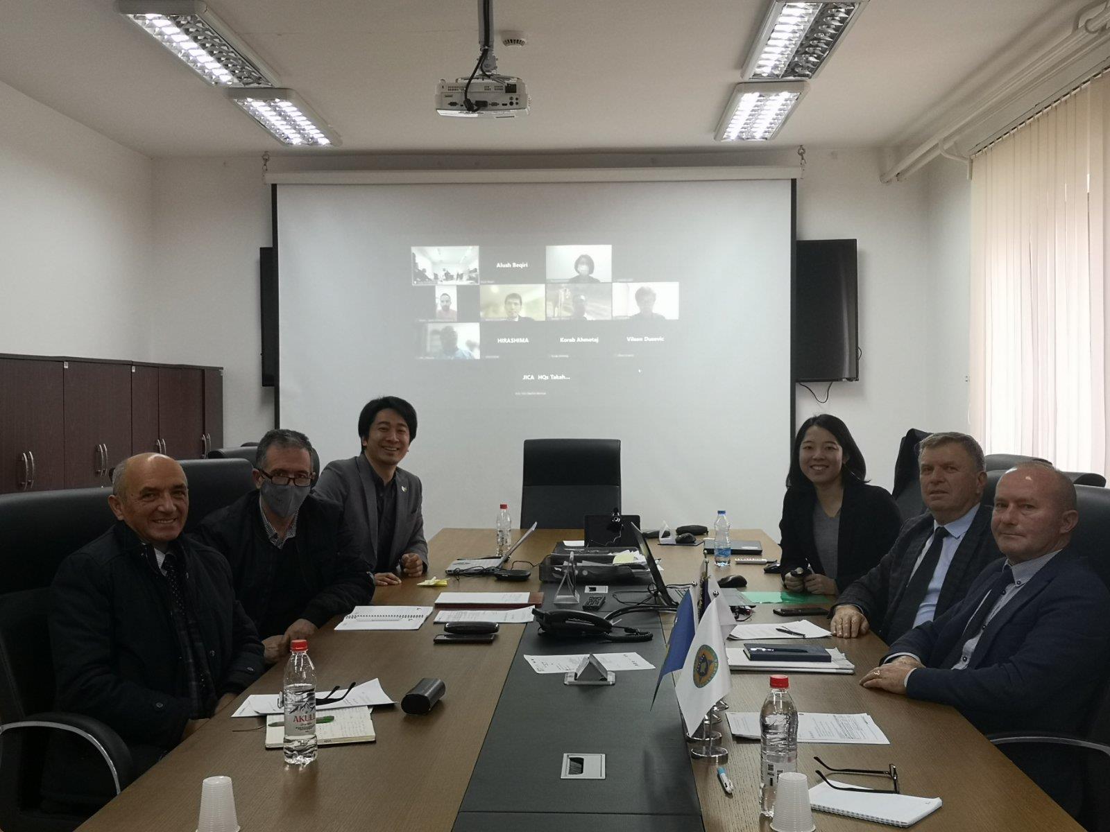 Mbahet takimi i 2-të i Komitetit të Përbashkët Koordinues ne projektin e mbështetjes teknike nga JICA për AME dhe Institucionet e Kosovës